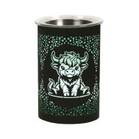 Aroma Black Highland Cow Colour Changing Electric Wax Melt Warmer Extra Image 1 Preview